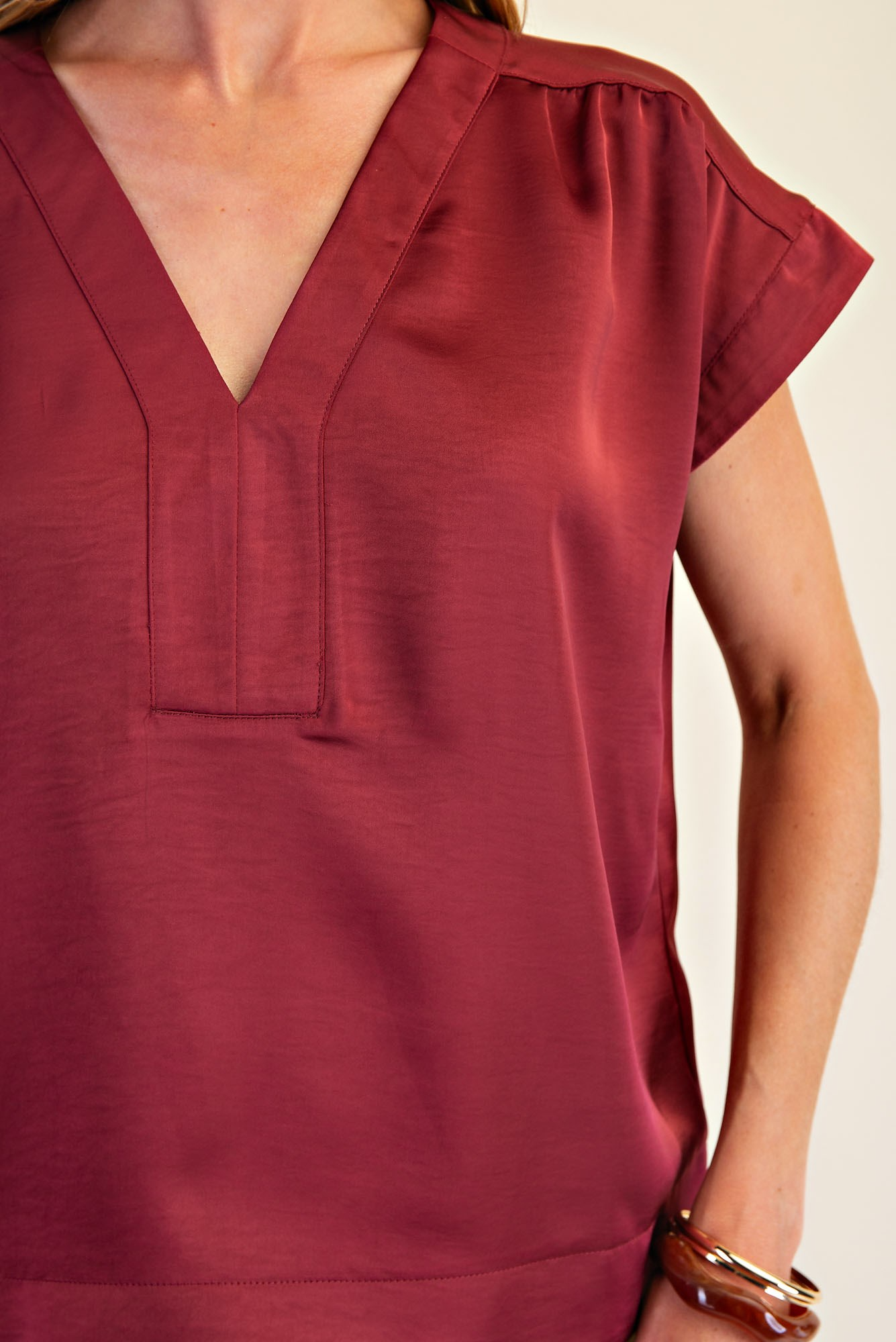 Burgundy Top