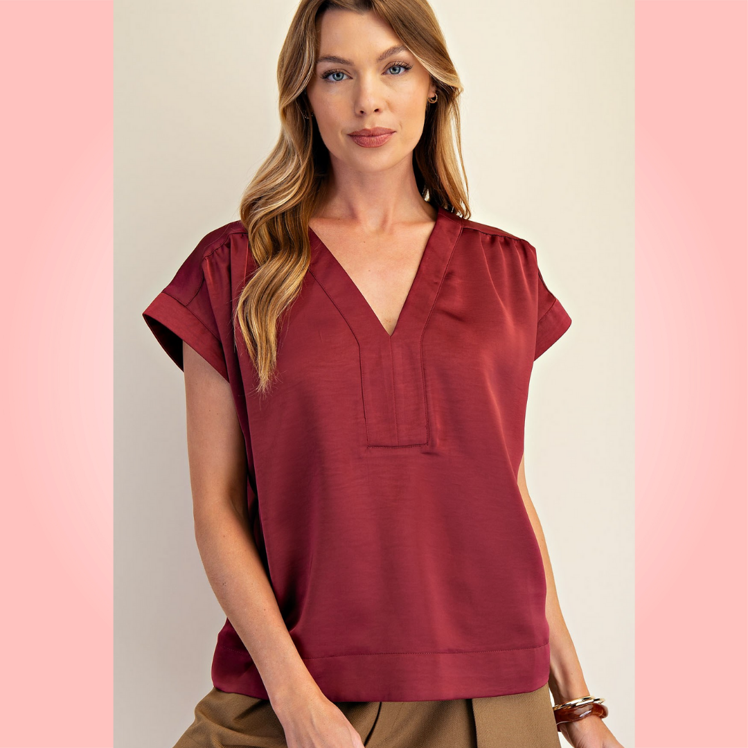 Burgundy Top