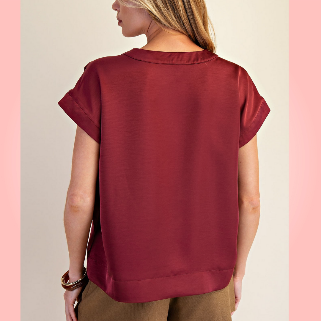 Burgundy Top