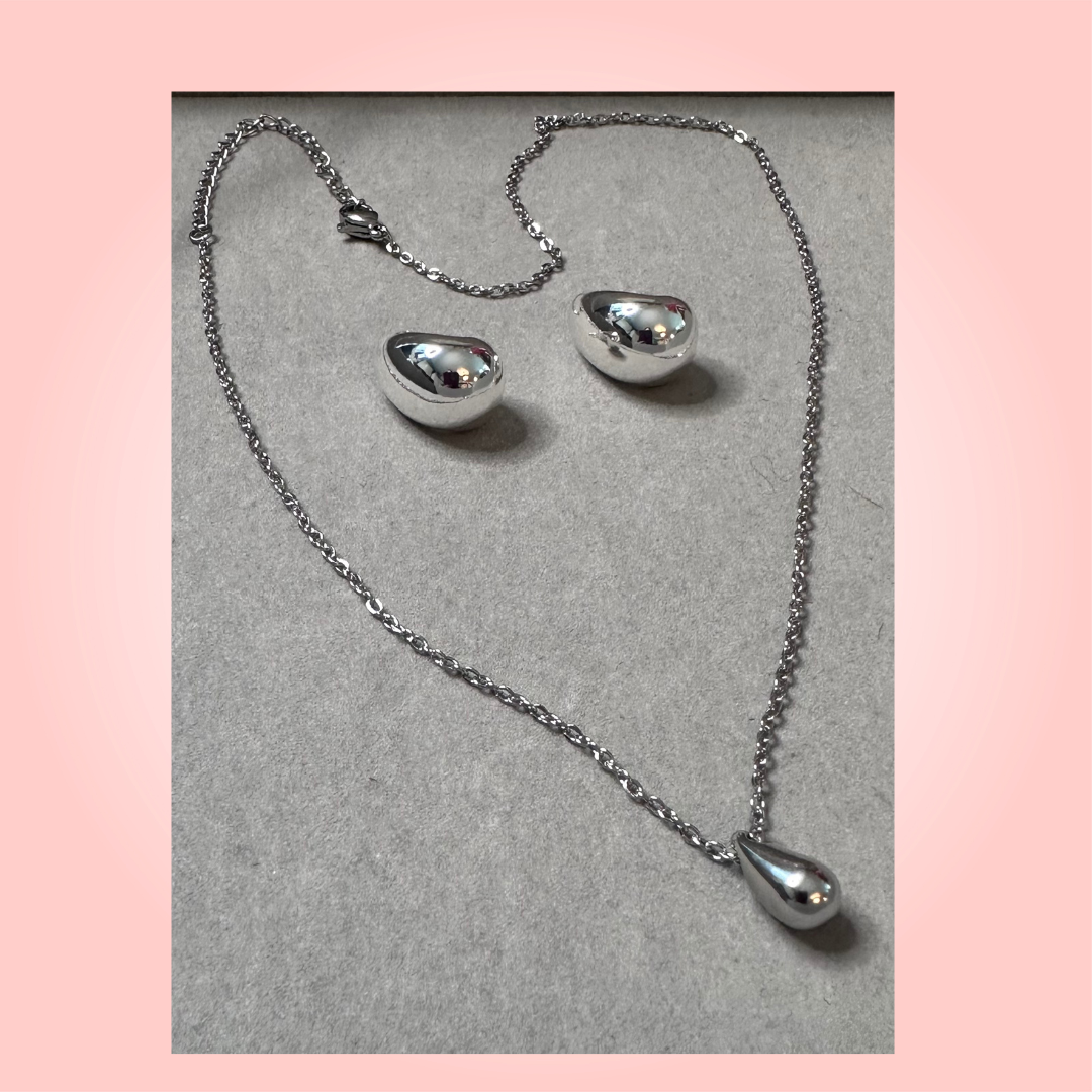 Stainless Steel Teardrop Set