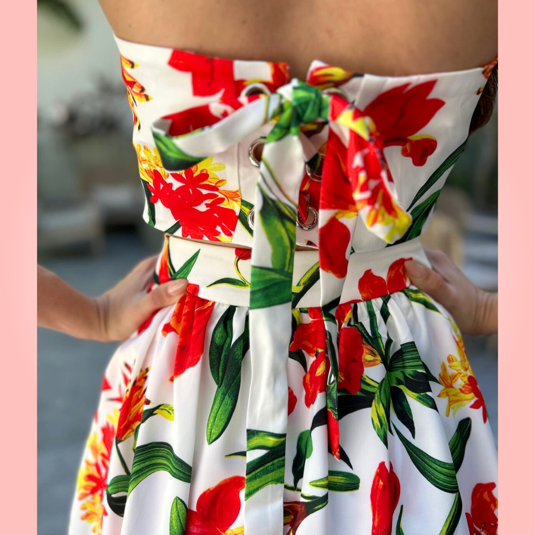 Maxi Skirt and Top Set
