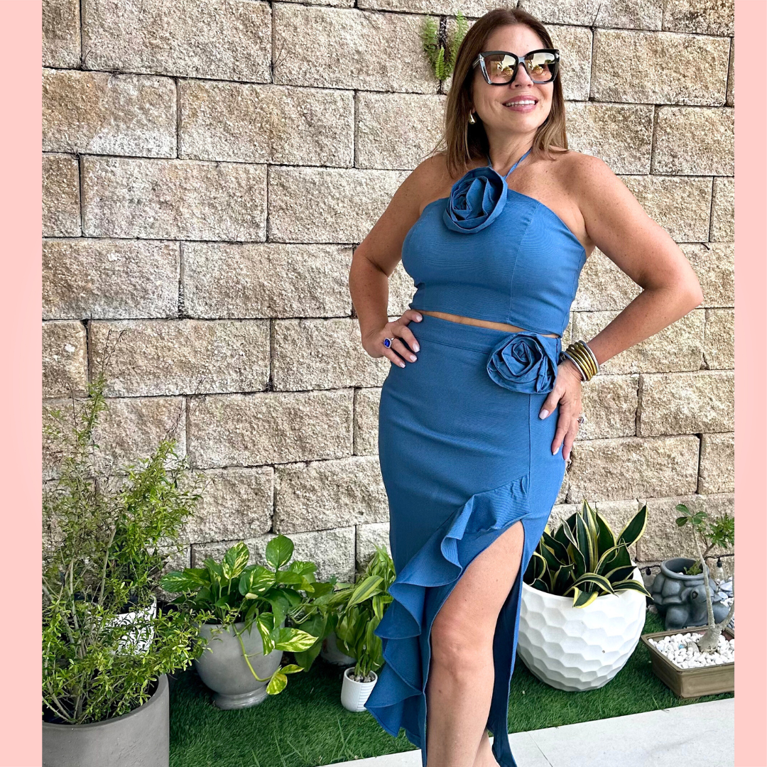 Top and Skirt Set