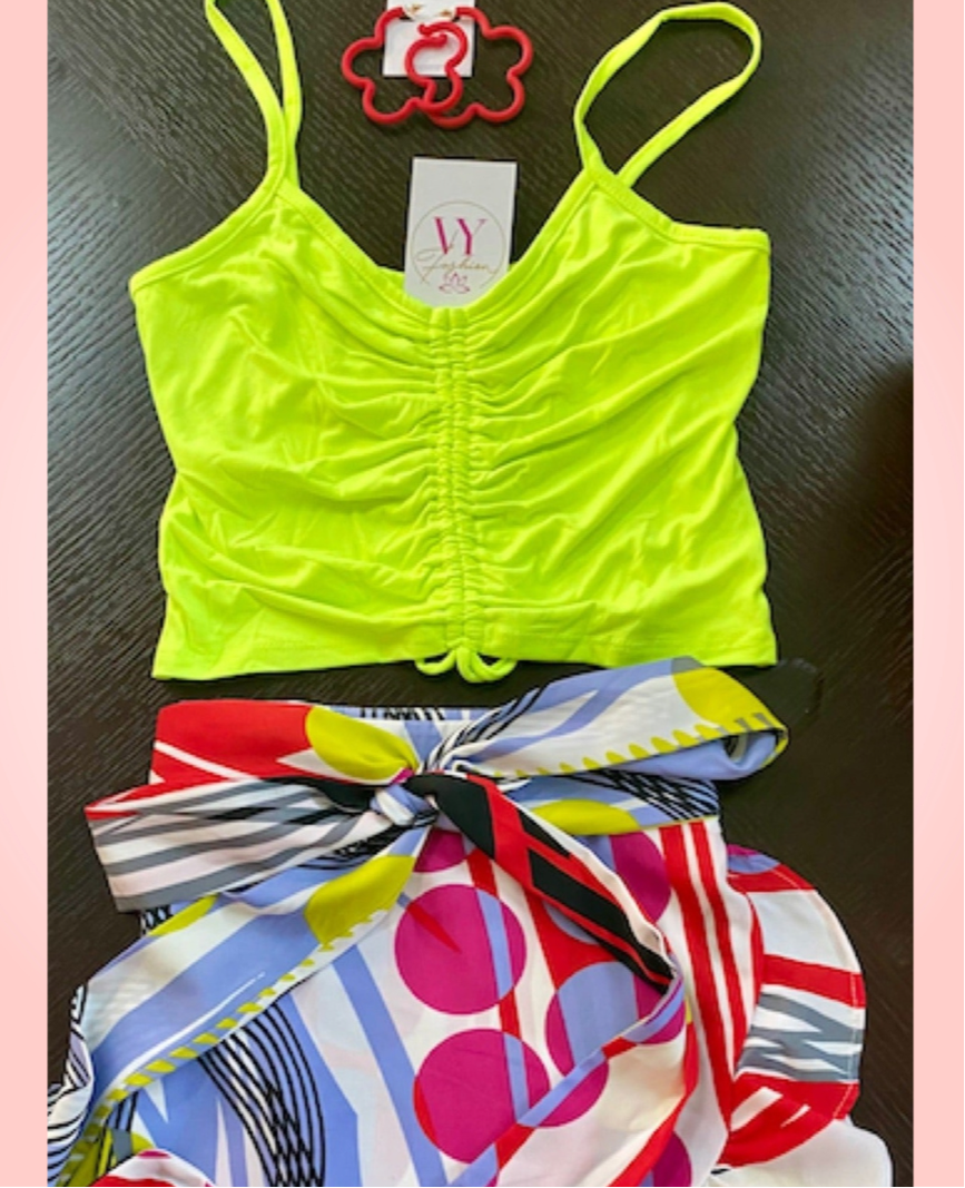 Neon Green Top
