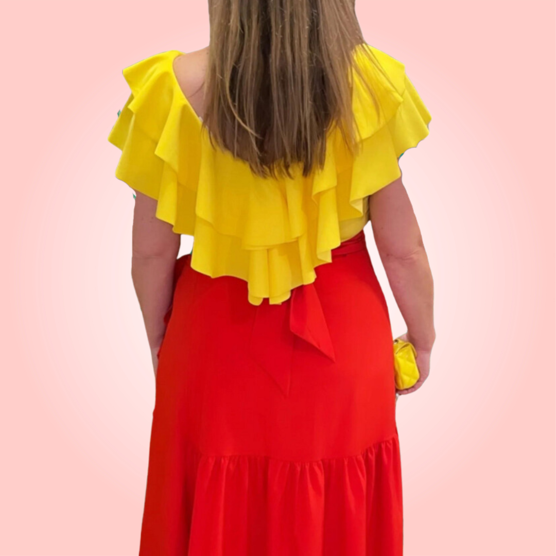 Ruffled Crop Top
