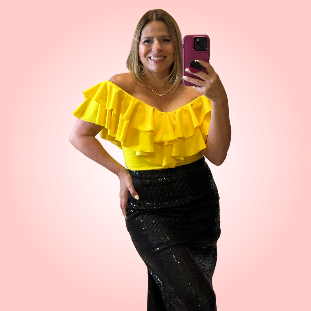 Ruffled Crop Top