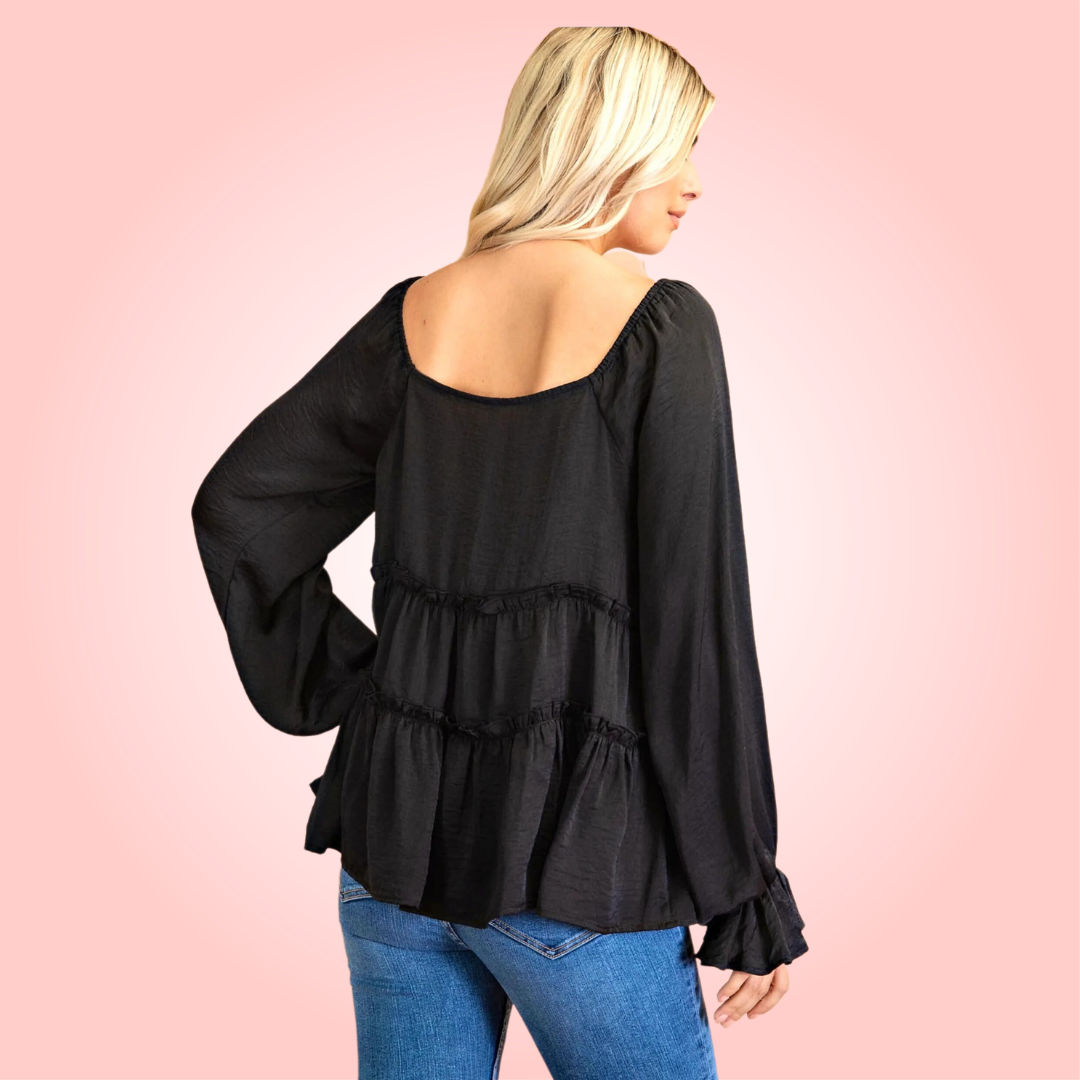 Black Long Sleeve Blouse