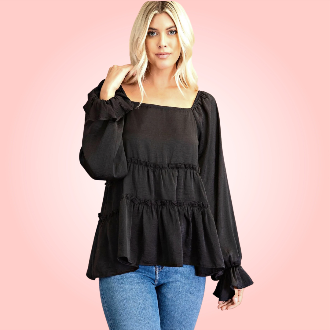 Black Long Sleeve Blouse