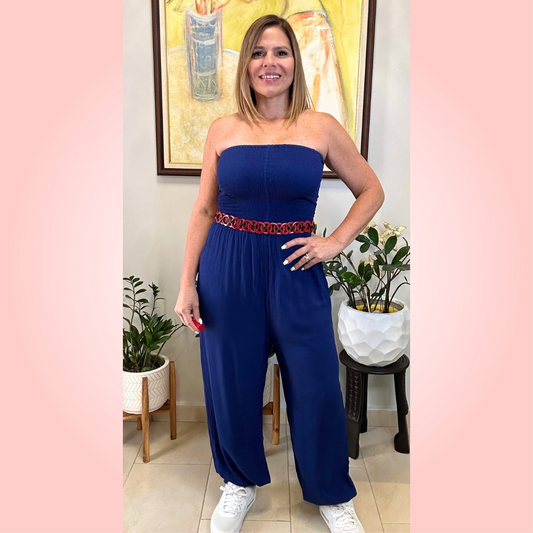 Electric Blue Jumpsuit