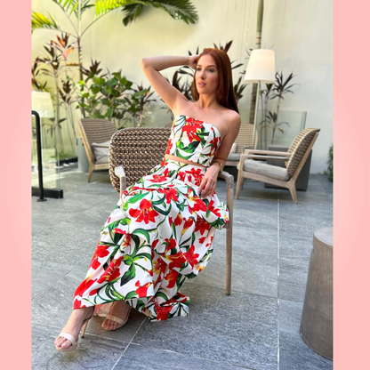 Maxi Skirt and Top Set