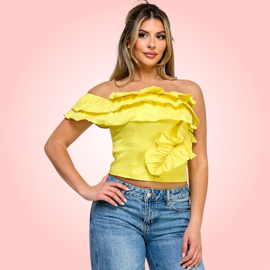 Emma Yellow Top