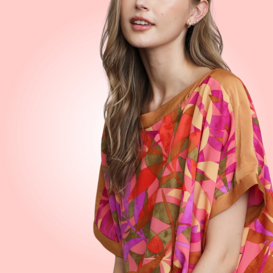 Tropical Caftan Top