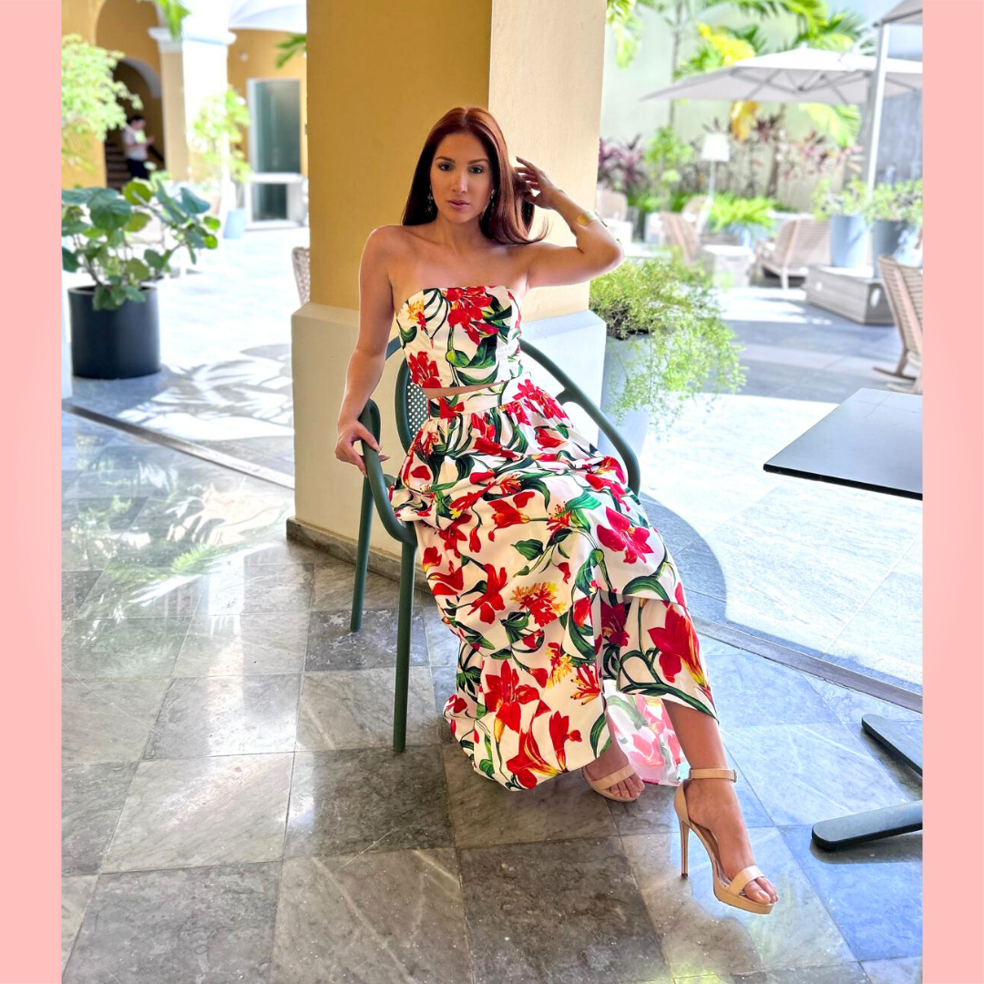 Maxi Skirt and Top Set