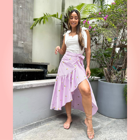 Pastel Pink Long Skirt