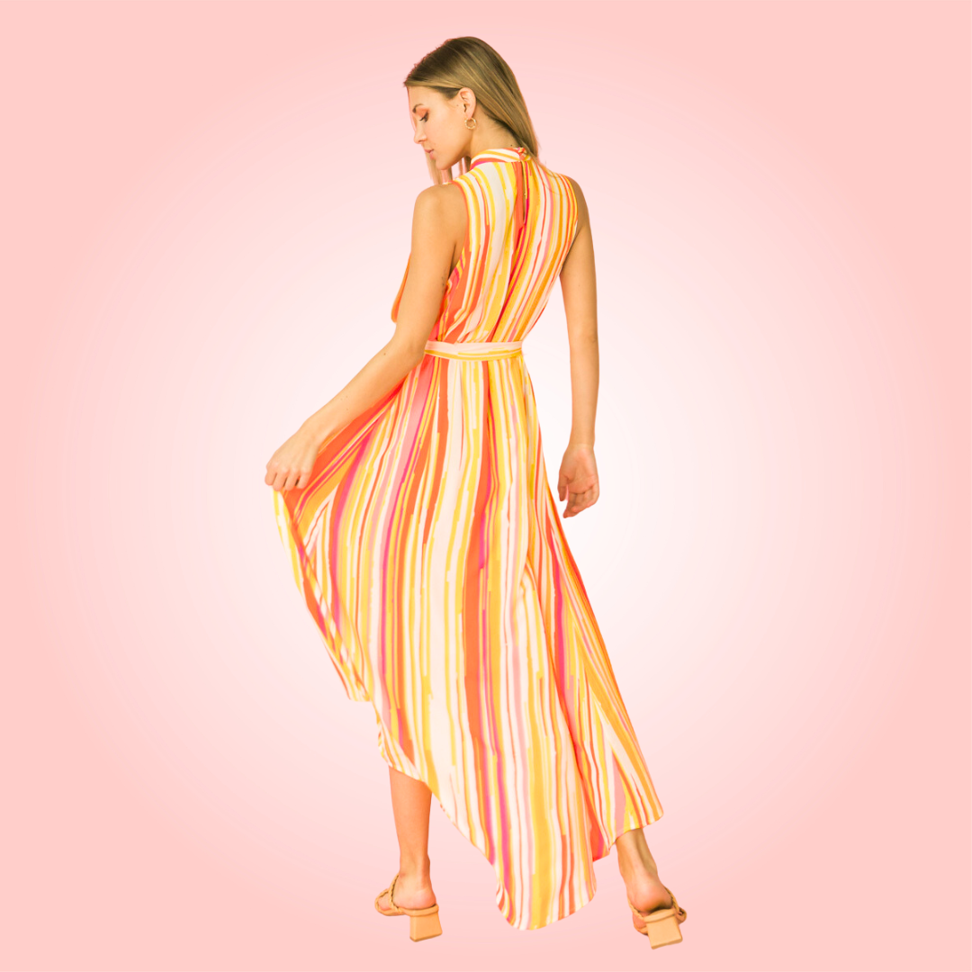 High & Low Maxi Dress