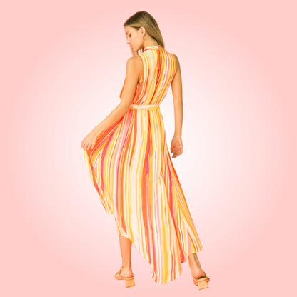 High & Low Maxi Dress