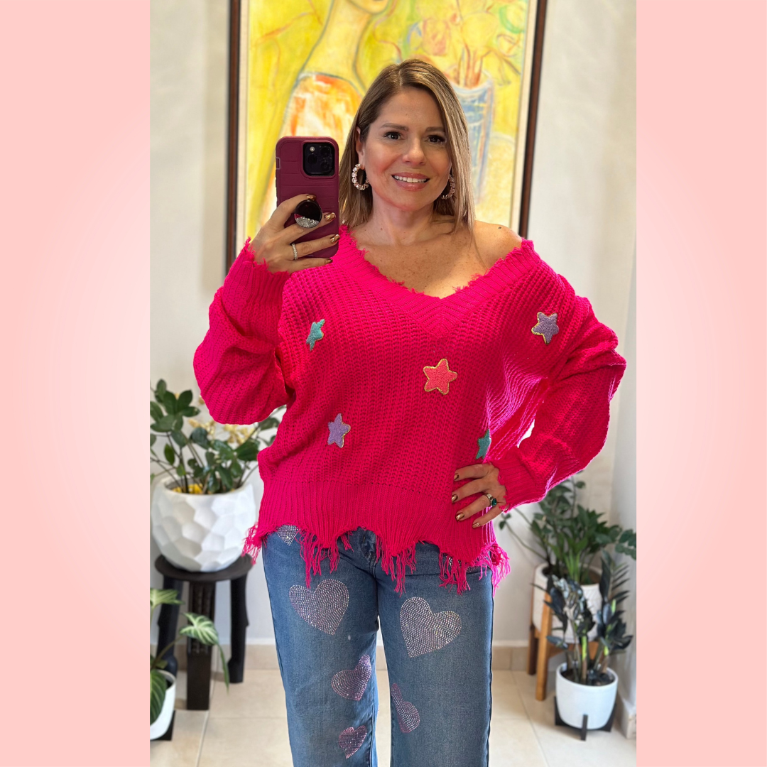 Star Patch Sweater